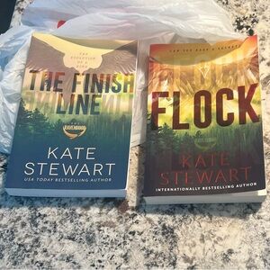 Lot of Books - The Finish Line and Flock